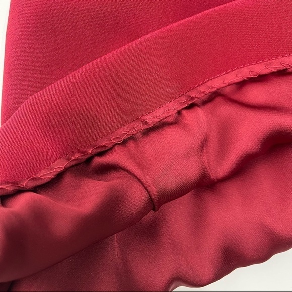 Marchesa notte dress vintage burgundy embellished cocktail evening size 0 - Picture 10 of 12